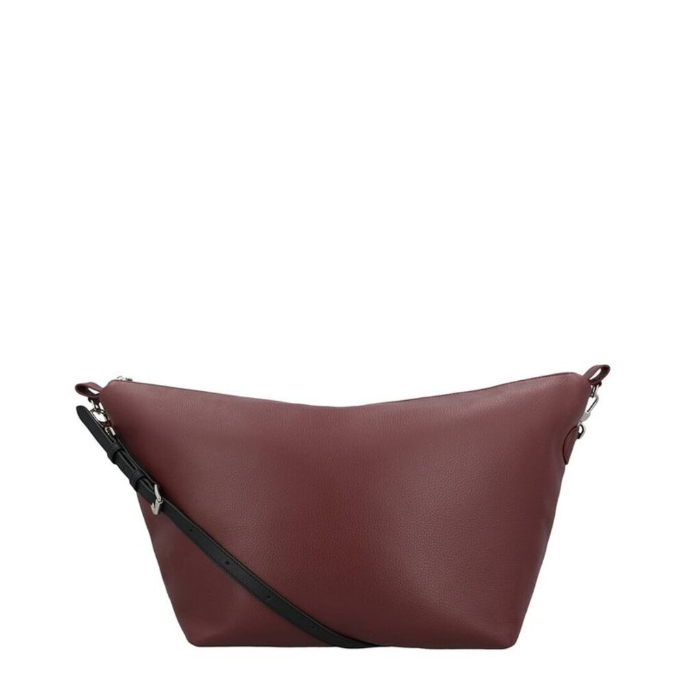Longchamp Le Slouchy Leather Shoulder Bag, Red